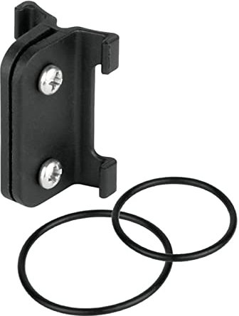 Perfeclan Bike Race Number Plate Mount Holder Race Cards Bracket for Rear Rack, round tube