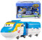 Super Wings Transforming Flugzeug Tony, ca. 12,7 cm große, verwandelbares Spielzeug Flugzeug und Roboterfigur für 3 4 5 6 7 Jahre alte Jungen und Mädchen, Blue
