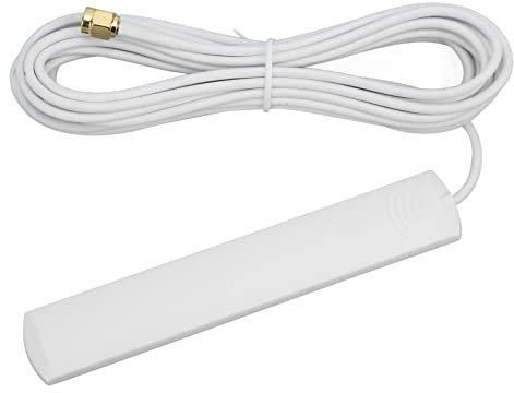 5G-Antenne, Antenne, High-Gain-Antenne 2G 3G 4G 5G Vollbandantenne 8DBI mit 9,8 Fuß RG174-Verlängerungskabel für WLAN-Router Mobile, Funkantennen (Weiss)