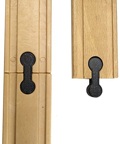 ULROAD Holzschienen Adapter Verbinder passend kompatibel für Thomas - Brio - Lillabo - Melissa - IKEA Holzschienen Schienen (20 Stück)