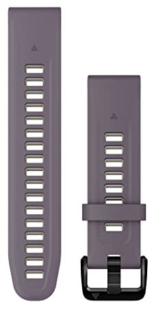 Garmin Quickfit-Armband 20mm, passend für die S-Modelle der Fenix-Serie, Instinct 2, Epix Pro 42mm, Descent Mk2S, Descent MK3-43mm, Approach S70-42mm, Orchidee/Heller Sand