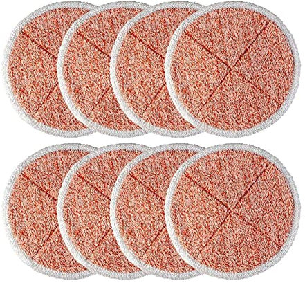 HAVHAV Spinwave Electric MOP Pad Compatibile con Bissell 2124 2039A Passaggio MOP da Passaggio di Pavimento DURATO - Pads Heads SCRBBUR - Pacchetto di 8