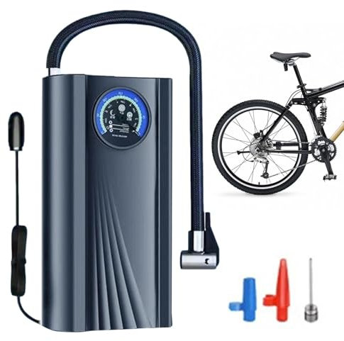 Veeteah Portable Air Compressor - 150PSI Handleheld Pump with Fast Inflation Quite Air Compressor,Automobiles Essentials for Battery Car, Motorcycle, Basketball, Automobile
