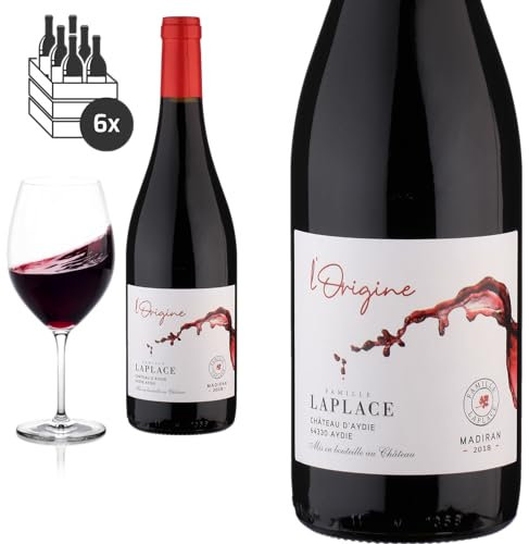 6er Karton 2021 Madiran l'Origine Château Aydie Laplace Rotwein
