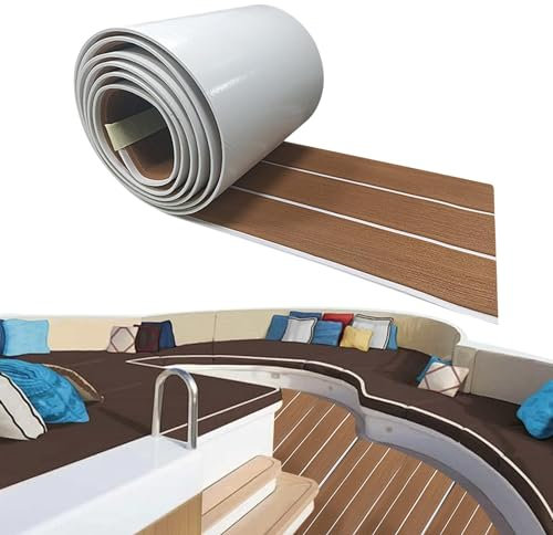 Shurzzesj Plancher de bateau en mousse EVA, tapis marin, plancher marin, tapis marin, tapis de terrasse marin, mousse EVA antidérapante pour escaliers de piscine, planche à neige
