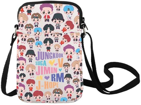 LEVLO Korean Group Army Crossbody Bag K-Pop-Mitglieder Fans Geschenk Mitglieder Name Umhängetasche K-Pop Liebhaber Merchandise, Army C Bag