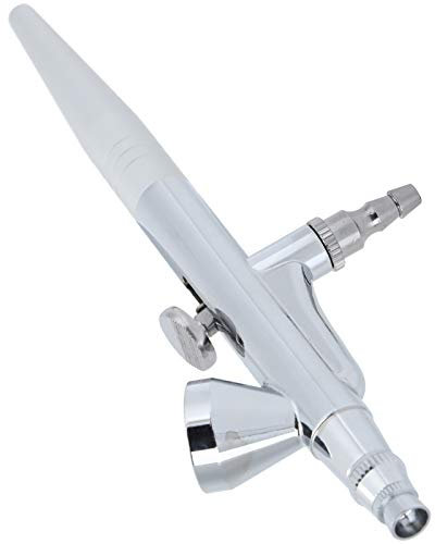 Airbrush-Spritzgerät, Hochwertiges Lackierpistolen-Set für Make-up, Schwerkraftzufuhr, Geeignet Zum Zeichnen, Malen und Schminken, Kupfer, Silber