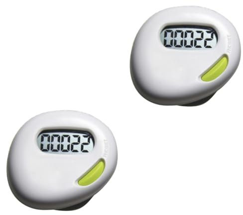 KOMBIUDA 2stücke Herzförmiger Präzisionsschrittzähler Für Sport Fitness-informationswerkzeug Für Männer Und Frauen Tragbares Und Langlebiges Gadget Zur Unterstützung Ihrer GEH Und