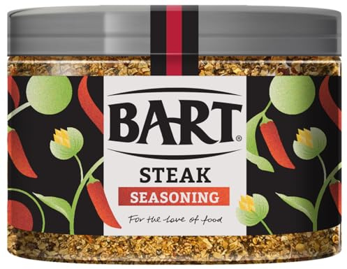 BART Steak Seasoning Large Pack - 250g - Sweet & Smoky, Ideal for Pork Ribs, Chicken Wings & Other Meat