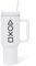 Pyramid America PlayStation Controller Icons - Vaso de viaje de metal con tapa resistente a fugas y popote reutilizable | Capacidad para 40 onzas