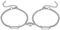 Glimmerday 2er-Set Magnetarmbänder für Paare, personalisierte Armbänder für Paare, Geschenke zum Valentinstag für Paare und Verliebte, Paararmbänder mit Liebesanhänger