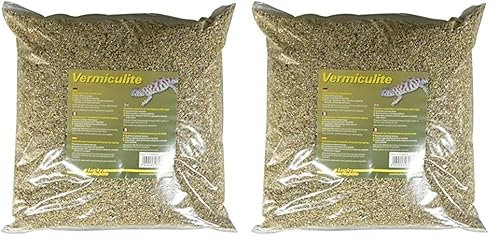 Lucky Reptile Vermiculite - 1 L de concentré d'incubation pour œufs de Reptiles - substrat d'incubation Isolant Thermique & régulateur d'humidité - pour l'élevage de Reptiles & Terrarium (Lot de 2)