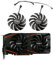 Gigabyte GTX 1050 1070 Ti RX 460 470 480 570 580 OC WindForce GPU Fan (87mm) Replacement Fan for Gigabyte Graphics Cards, 4-Pin Graphics Card Cooler, VGA Card Replacement GPU Fan