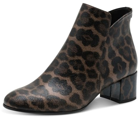 Tamaris Women's Damen Boot Heel 1-25354-43 Ankle, Leopard, 7.5 UK