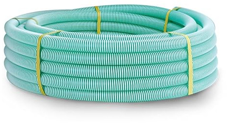 Nemura Tuyau d’Aspiration PVC Souple 50mm (2) – Longueur 10m - Sans Pression - Spécial Pompe à Eau - Arrosage Irrigation Aspiration Puits et Cuve - Marque Française