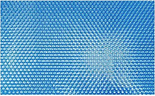 Couverture Solaire Bleue for Piscine, Cadre de Couverture à Bulles, Protecteur de Couverture de Piscine, avec œillets et Bords renforcés(3m x 6m(10ftx19ft))