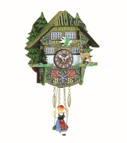 ISDD Cuckoo Clock TU 2023 SQ Kuckulino Schwarzwalduhr mit Quarzwerk und Kuckuckruf