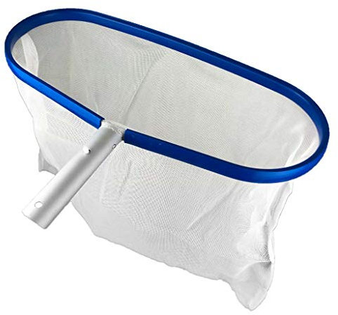 well2wellness® Bodenkescher Poolkescher 'ALU.Rake' - tief mit stabilem ALU-Rahmen