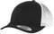 Flexfit Unisex Retro Trucker 2-Tone Baseballkappe, Blickdicht, blk/wht, one Size