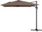 Parasol Lateral de jardín en aluminio - Sun 4- Rectangular- 3 x 4 m - Topo