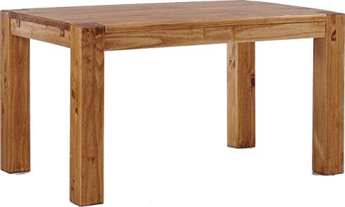 Esstisch Rio Kanto 160x90 cm Brasil Pinie Massivholz Größe und Farbe wählbar Esszimmertisch Küchentisch Holztisch Echtholz vorgerichtet für Ansteckplatten Tisch ausziehbar Brasilmöbel