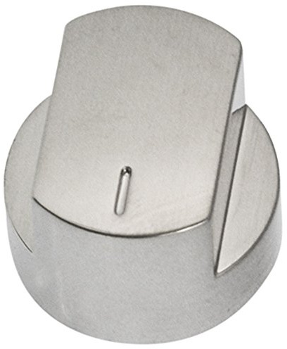 Stoves Genuine Temperature Control Knob for Oven Cooker Grill Hob (Silver/Chrome)