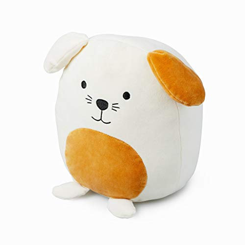 balvi Kissen Woof! Weiß In Hundenform Flauschig und weich Polyester