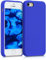 kwmobile Hülle kompatibel mit Apple iPhone SE (1.Gen 2016) / iPhone 5 / iPhone 5S Hülle - Silikon Handy Case - Handyhülle weiche Oberfläche - kabelloses Laden - Baltik Blau