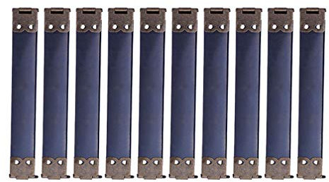 Healifty 10pcs 8.5cm métal Interne Flex Cadres Sac à Main charnières Printemps Clip Kiss Fermoir Sac pour Bricolage pièce de Monnaie Sac à Main Sac Couture Faisant Vert