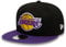 New Era Los Angeles Lakers NBA Essential Schwarz Lila Verstellbare 9Fifty Snapback Cap - S-M (6 3/8-7 1/4)