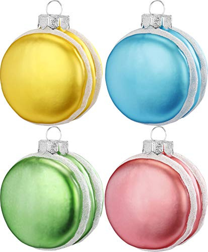 Magic Christbaumschmuck Macarons Glas 7cm x 1 Stück Anhänger