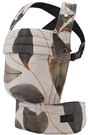 JYOKO Ergonomischer Babytragerucksack, Babytrage, Fleckenabweisend und Atmungsaktiv, aus 100% Allergikerfreundlicher Baumwolle (Babytrage, Village)
