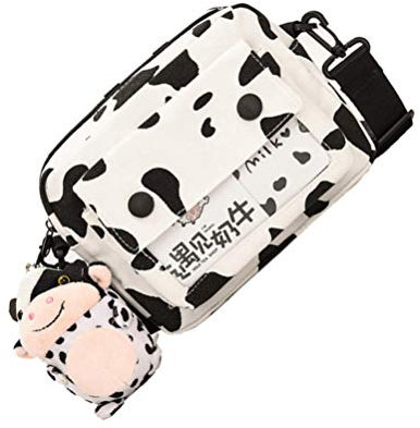 Kuh Tasche Schulter Tasche Kuh Druck Handtasche Frauen Tote Tasche Casual Weibliche Handtasche