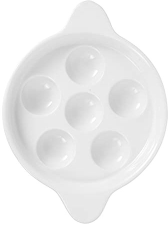 1Pc Assiette D'Escargots Grillés Plat D'Escargots Assiette De Cuisson D'Escargots Plats De Service Plat De Cuisson D'Escargots Assiettes Assiettes D'Escargots
