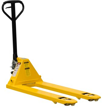 The Workplace Depot Hand Pallet Truck, 2500kg Manual Lift, Nylon Wheels | 2500kg Manual Lift Trolley Jack, Heavy Duty Hydraulic Pump for Warehouse & Industrial Use, Corrosion-Resistant.