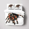 WQIZXCW Spinne Bettwäsche 140x200, 3D Tiere Bettbezug Set 2 Teilig - 110gsm Weiche Microfaser Bettbezüge mit Reißverschluss und 1 Kissenbezug 70x90 cm
