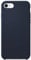 Coque Silicone Unie Soft Touch Bleu Nuit Compatible Apple iPhone 7 Plus iPhone 8 Plus