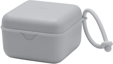 BIBS Schnuller Box mit Gummiband. Sterilisator Box für Schnuller. 100% BPA Freies Material. Cloud
