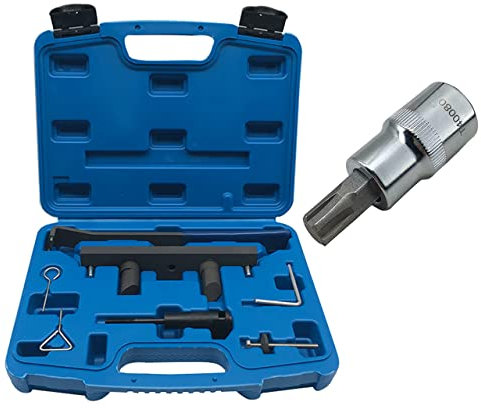 ZKTOOL Motor-Einstellwerkzeug für VW Audi C6 A4L A6L 2.0L Turbo 2.0L FSI/TFSi BPJ CDL, OEM T10252, Nockenwellen-Arretierwerkzeug, Kurbelwelleneinstellwerkzeug, Werkzeug zum Wechseln des Zahnriemens