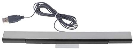 Fronhen Barra sensore Wii, barra sensore USB per console Wii, sensore a raggi infrarossi cablato a raggi infrarossi, sostituzione del sensore IR Ray