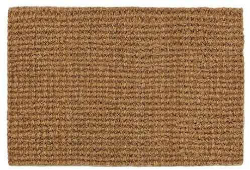 vingardium leviosa VL Door Mat 40x60cm – Non-Slip Boucle Coir Door Mats with Natural Fibres – Heavy Duty Door Mats Outdoor for Dirt, Mud and Wet Weather in Garden or Porch (Pack of 1)