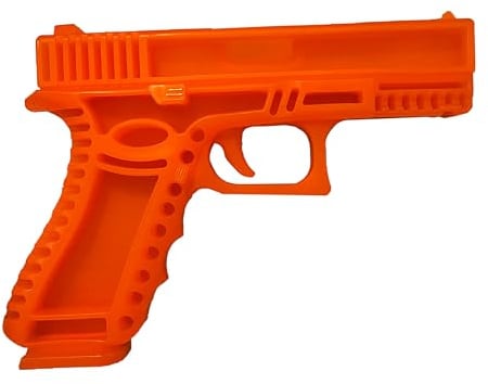 Durable Plastic Polymer Training Pistol - Lightweight Realistic Training Gun for Safe Dry Fire Drills, Draw, Grip, Movement - Compatible with Glock 19 & 23 - Fits WML, IWB & Safariland ALS Holster