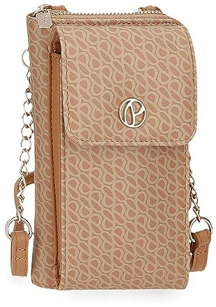 Pepe Jeans Megan Kleine Umhängetasche Braun 11x20x4 cm Kunstleder, braun, Talla única, Kleine Umhängetasche