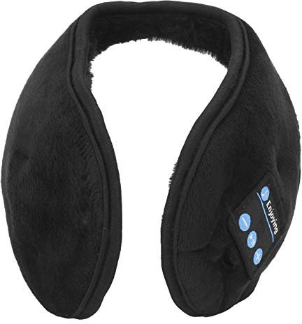 Weiche Winter-Ohrenschützer, 5.0 Musik-Ohrenwärmer mit Wiederaufladbarem Akku