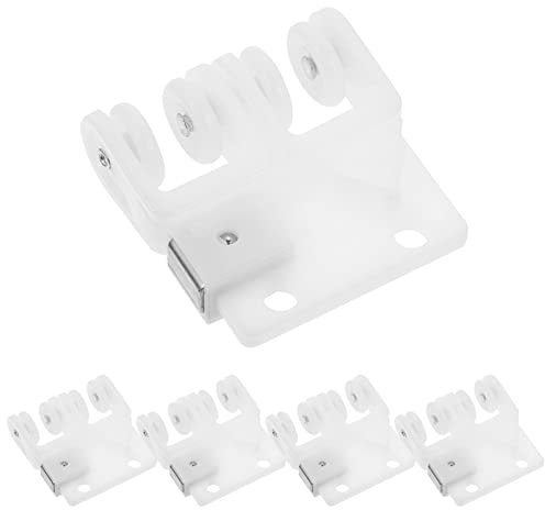Alipis 10 Paar Vorhang Magnetisches Berührungsrad Vorhangschiene Schienenvorhänge Deckenschiene Für Vorhänge Elektrischer Vorhang Mit Magnetischem Touch-Rad Plastik Haushalt Die