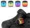 UUEENN Mini Speaker for Clog, Bluetooth Clog Charm, Red-Yellow Fade