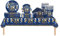69pcs Navy Blue 18th Birthday Decorations - Happy 18th Birthday Tablecloth, Paper Plates, Napkins, Cups for Him, Her