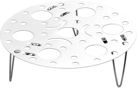 MagiDeal Support Rond pour Panier à Vapeur, Support Rond pour Panier à Vapeur, Support de Cuisson Multifonction épais, Support de Refroidissement pour Four