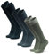 DANISH ENDURANCE Calcetines de Bambú Altos, Hasta la Rodilla, Clásicos, Suaves y Transpirables, 3 Pack Multicolor (1xVerde Oscuro, 1xVerde Claro, 1xVerde Intermedio) 39-42