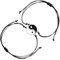 Freundschaftsarmbänder, 2 Stück Yin Yang Armband Set, Handgeflochtene Seil Tai Chi, Armband Paar Freundschaftsarmbänder, Bester Freund Armband, für Mädchen & Damen, Mehrfarbig